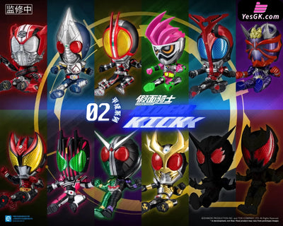 Kamen Rider Heisei Era #2 Keychain Blind Box (Licensed) - Threezero Studio [Pre-Order Closed] Full Payment / 1set(10