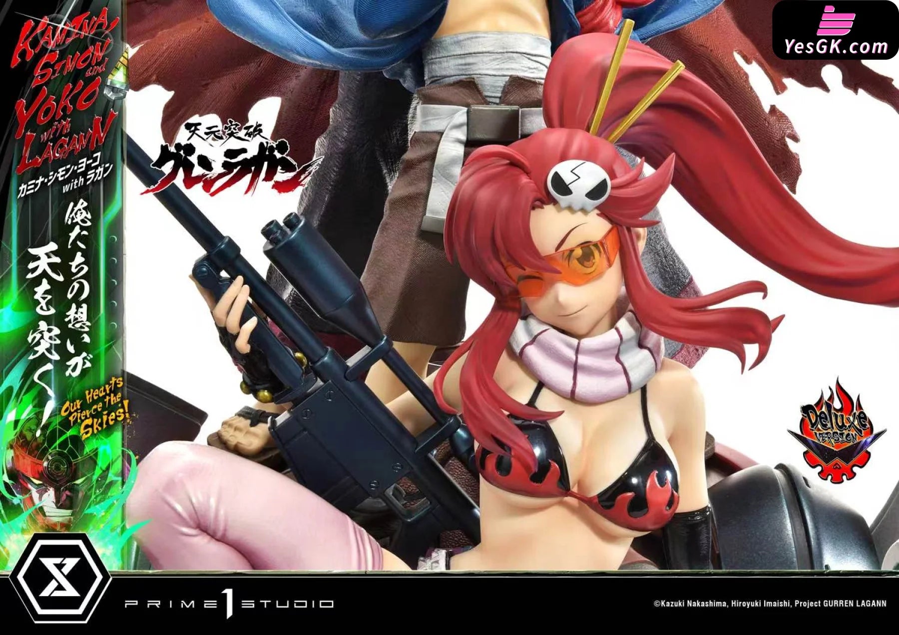 Kamina Simon Yoko With Lagann Our Hearts Pierce The Skies! Upmgl-01Dxs Upmgl-01(Licensed) Statue -