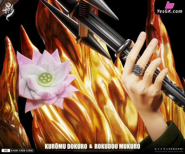 Katekyo Hitman Reborn Chrome Dokuro & Mukuro Rokudo Statue - Lue Ying Studio [In-Stock] - Full Payment - Reborn