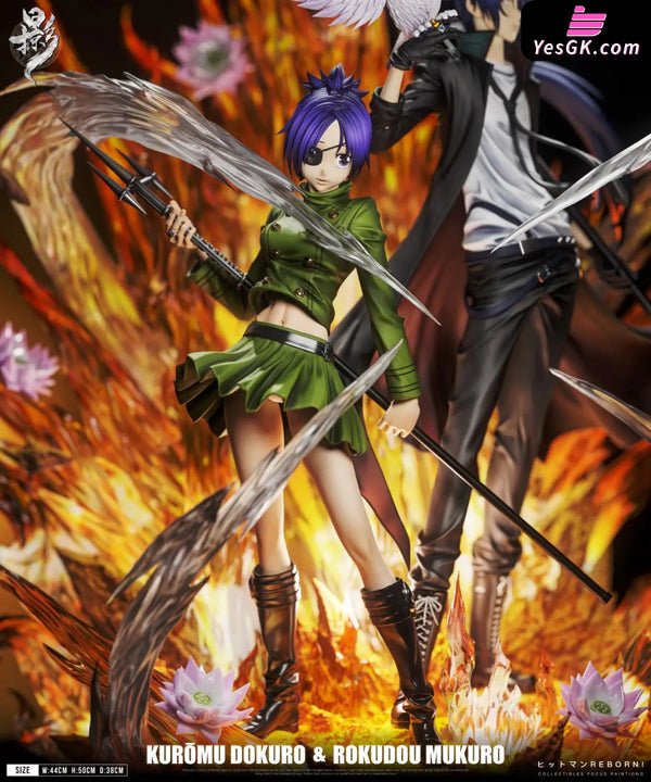 Katekyo Hitman Reborn Chrome Dokuro & Mukuro Rokudo Statue - Lue Ying Studio [In-Stock] - Full Payment - Reborn