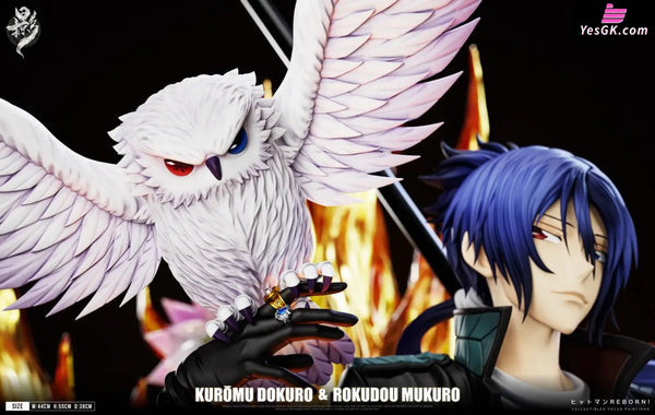 Katekyo Hitman Reborn Chrome Dokuro & Mukuro Rokudo Statue - Lue Ying Studio [In-Stock] - Full Payment - Reborn