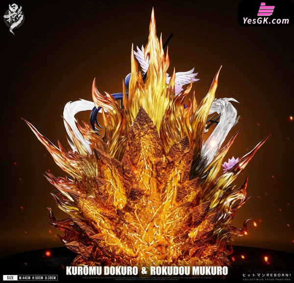 Katekyo Hitman Reborn Chrome Dokuro & Mukuro Rokudo Statue - Lue Ying Studio [In-Stock] - Full Payment - Reborn