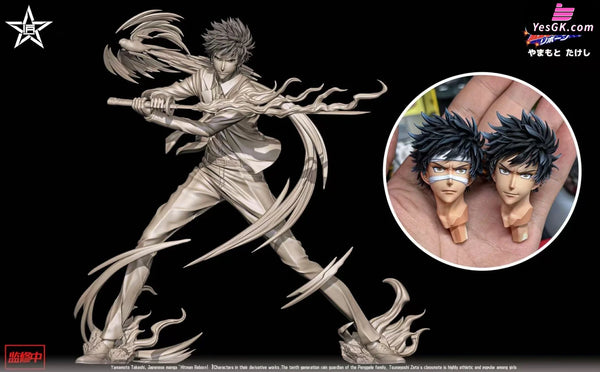 Katekyo Hitman Reborn Future Choices for Private Tutors Arc Vongola Rain Guardian Yamamoto Takeshi 1/6 GK Statue
