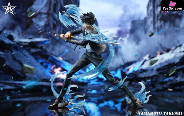 Katekyo Hitman Reborn Future Choices for Private Tutors Arc Vongola Rain Guardian Yamamoto Takeshi 1/6 GK Statue