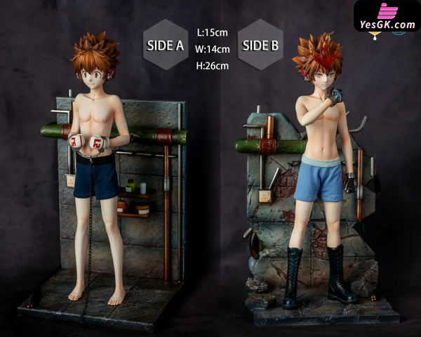 Katekyo Hitman Reborn Honey Secret Gathering 012 Tsunayoshi Sawada Workwear Rabbit GK Statue - Honey House Studio &