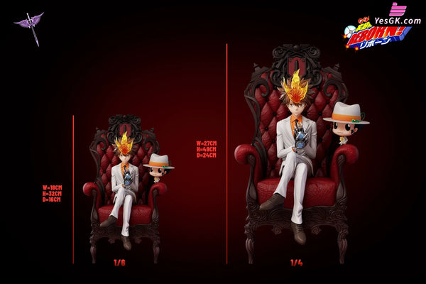 Katekyo Hitman Reborn Sofa Sitting Series 001 Tsunayoshi Sawada GK Statue - White Curse Studio [In-Stock] - Reborn