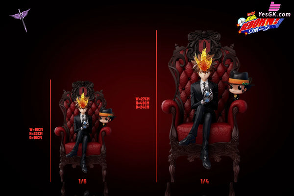 Katekyo Hitman Reborn Sofa Sitting Series 001 Tsunayoshi Sawada GK Statue - White Curse Studio [In-Stock] - Reborn