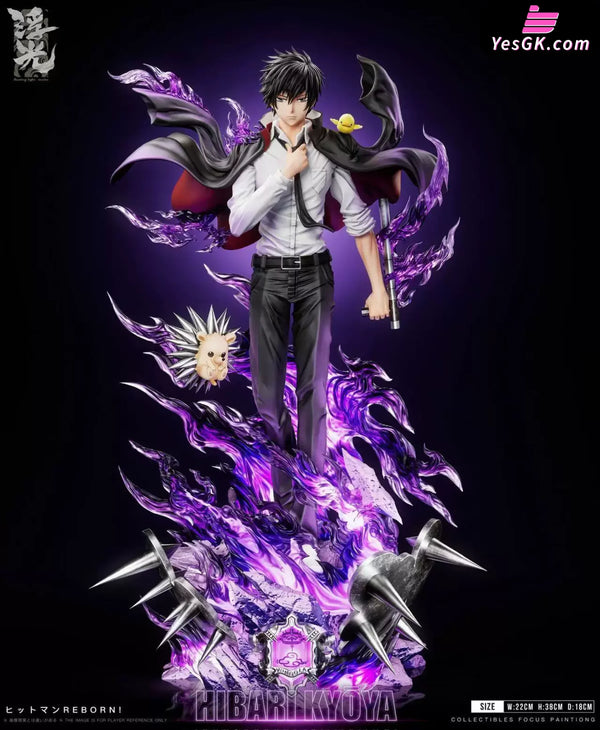Katekyo Hitman Reborn Standing Posture Series Kyoya Hibari 1/6 GK Statue - Floating Light Studio [In-Stock] - Full