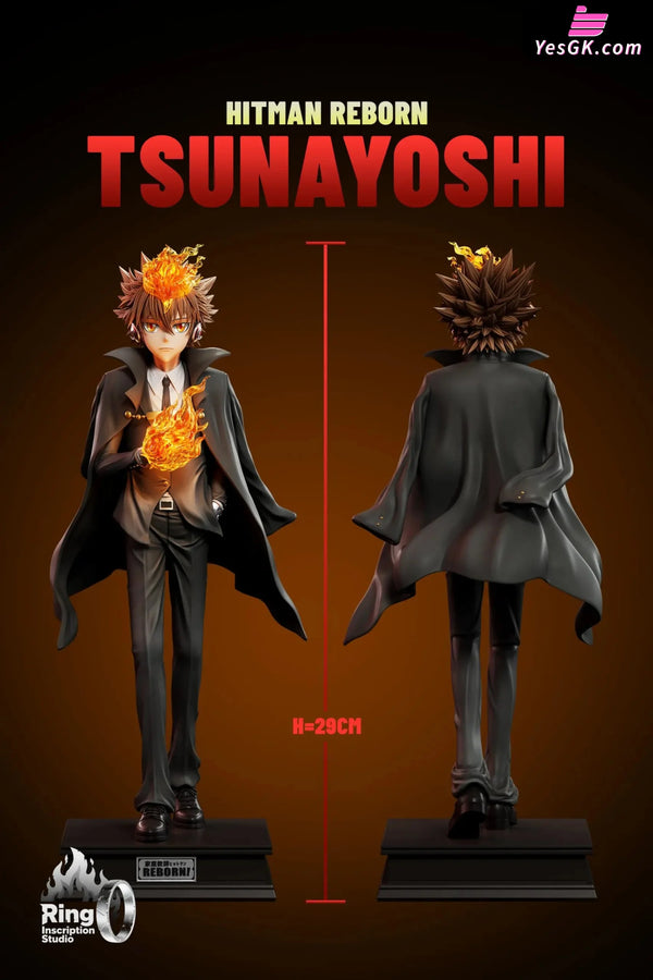 Katekyo Hitman Reborn Suit Series #1 Tsunayoshi Sawada 1/6 GK Statue - Ring inscription Studio [Pre-Order] Others