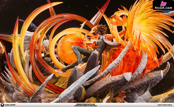 Katekyo Hitman Reborn Varia Arc Tsunayoshi Sawada VS Byakuran Gesso 1/6 Statue - ILLegal Factory Studio [Pre-Order