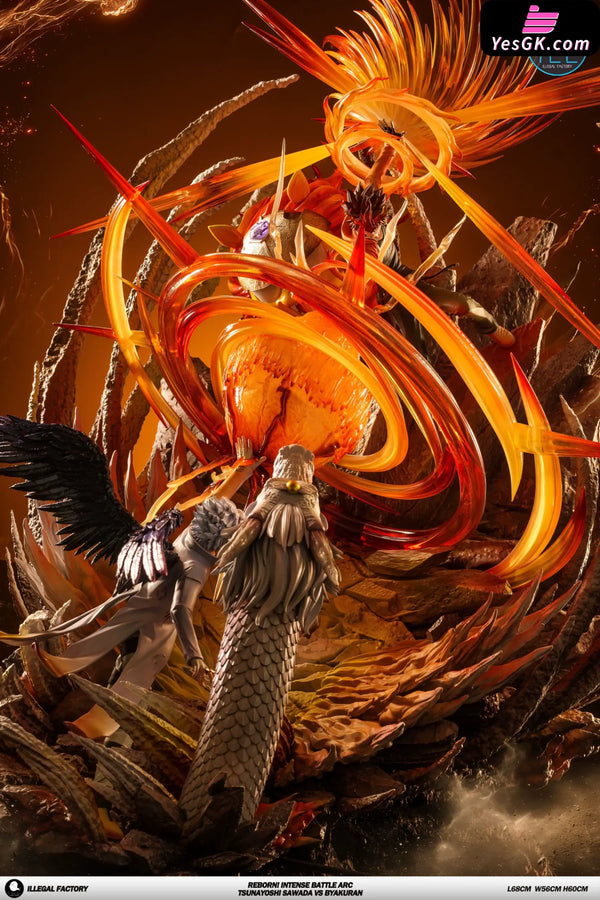 Katekyo Hitman Reborn Varia Arc Tsunayoshi Sawada VS Byakuran Gesso 1/6 Statue - ILLegal Factory Studio [Pre-Order