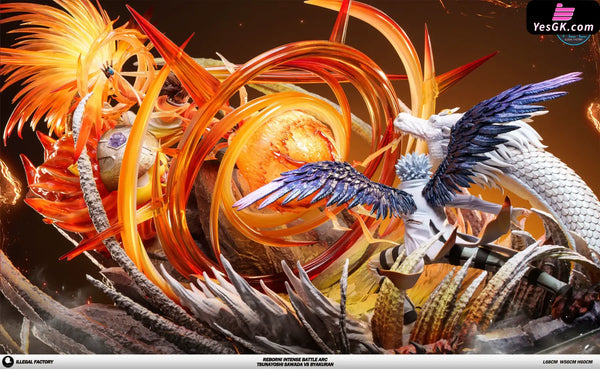 Katekyo Hitman Reborn Varia Arc Tsunayoshi Sawada VS Byakuran Gesso 1/6 Statue - ILLegal Factory Studio [Pre-Order