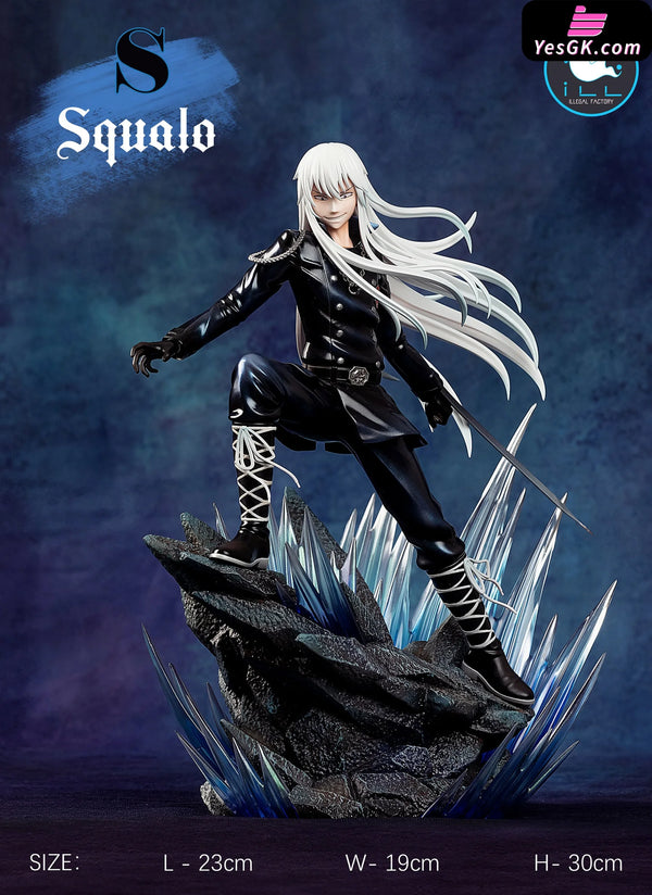 Katekyo Hitman Reborn Yamamoto Takeshi & Squalo Grande Pioggia Resin Statue - Illegal Factory