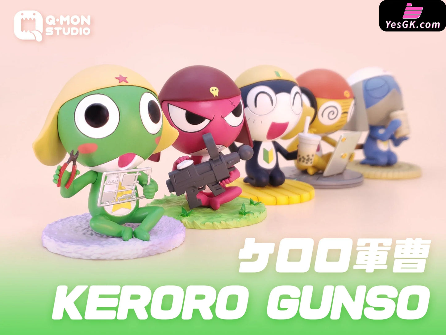 Keroro Gunsou Team Resin Statue - Q-Mon Studio [Pre-Order] Others