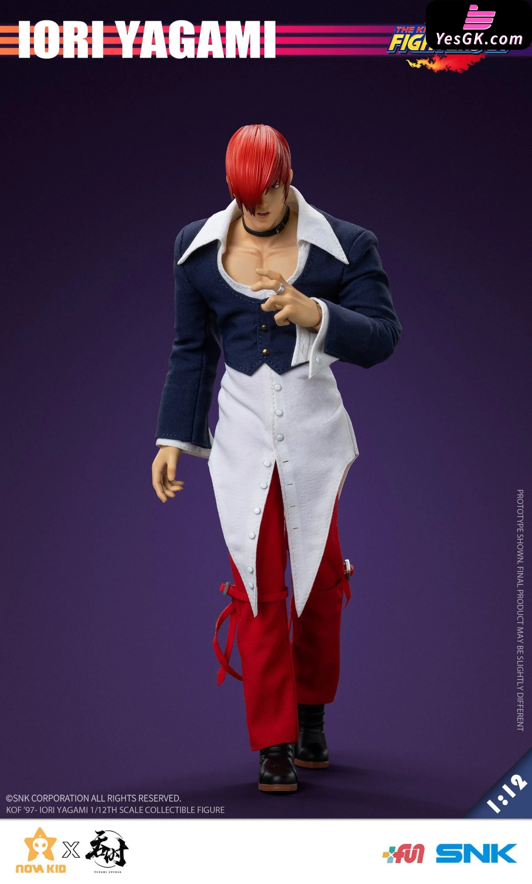 Iori様。専用 King Fighters SNK Official License King of Fighters 97 Iori Yagami