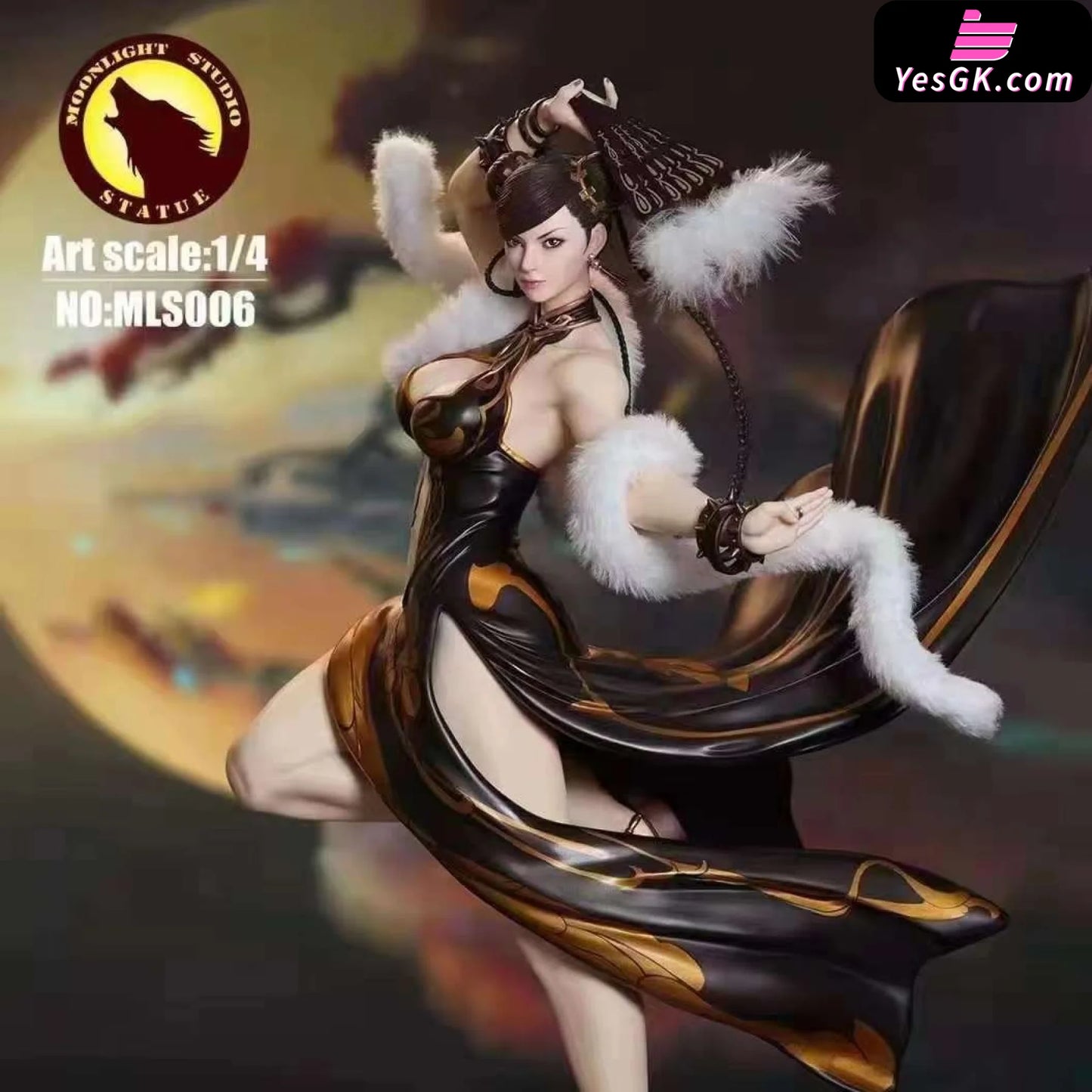 King Of Fighters Fighting Goddess Chun Li Statue - Moonlight Studio [Pre-Order]