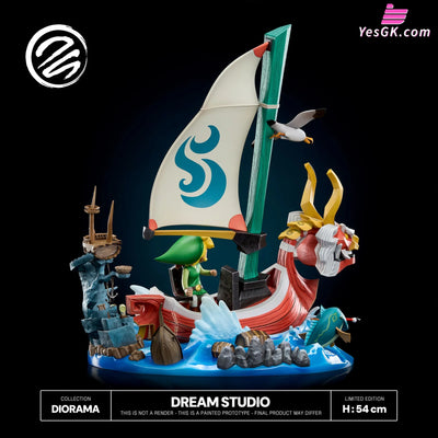 King Of Red Lions (Diorama) Resin Statue - Dream Studio [Pre-Order] Others