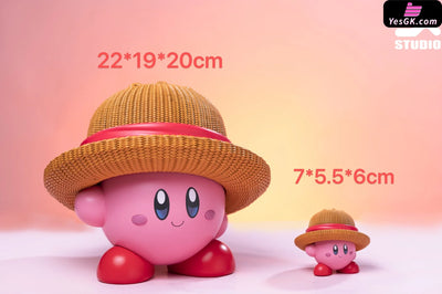 Kirby Straw Hat Luffy Kirby & Vegeta Kirby GK Statue - EX Studio [Pre-Order Closed] Deposit / Large Version / Straw Hat