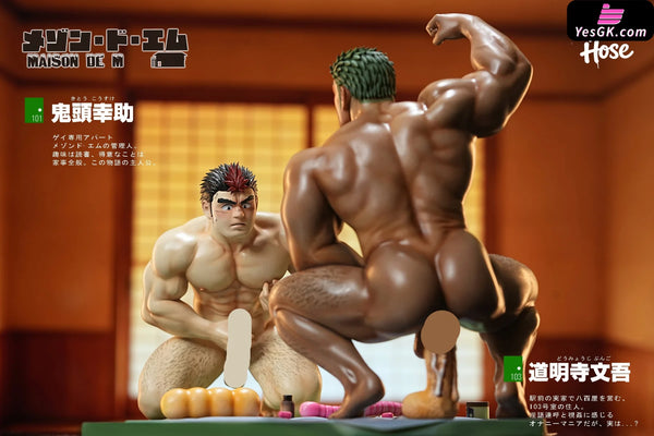 Kito Kosuke & Domyoji Bungo Statue - Pale Hose Studio [Pre-Order] - Original Design