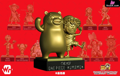 Kumamon And Luffy Resin Statue - Wh Studio [Pre-Order]