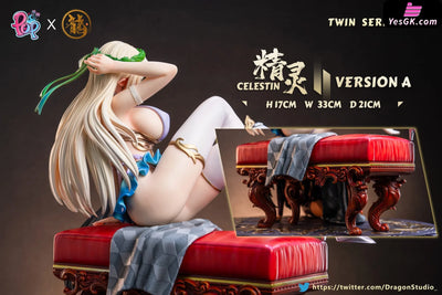 Kuroinu Twin Series 002 Kuroinu & Elf GK Statue - Dragon Studio & POP Studio [Pre-Order Closed] Others