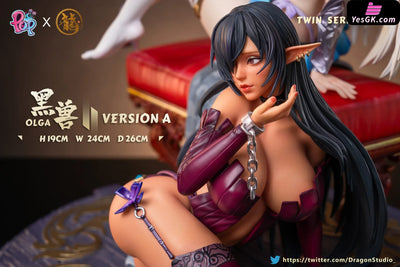 Kuroinu Twin Series 002 Kuroinu & Elf GK Statue - Dragon Studio & POP Studio [Pre-Order Closed] Others