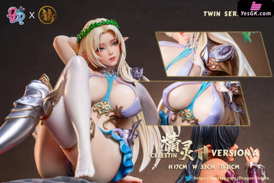Kuroinu Twin Series 002 Kuroinu & Elf GK Statue - Dragon Studio & POP Studio [Pre-Order Closed] Others