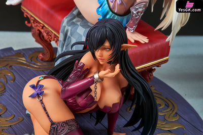 Kuroinu Twin Series 002 Kuroinu & Elf GK Statue - Dragon Studio & POP Studio [In-Stock] Others