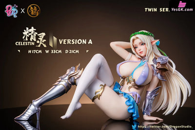 Kuroinu Twin Series 002 Kuroinu & Elf GK Statue - Dragon Studio & POP Studio [Pre-Order Closed] Others
