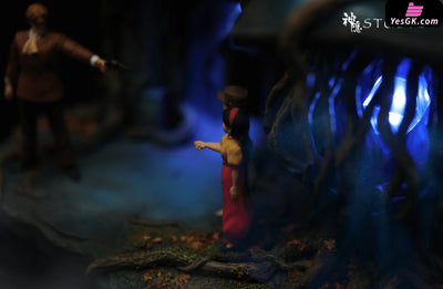 Freeze-Frame Mosaic Group Portrait Series Laputa Castle In The Sky Barus Rebirth Resin Statue - Shen