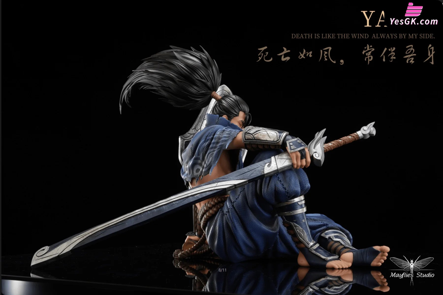 League Of Legends Wind Swordsman Yasuo Statue - Mayflies Studio [Pre-Order] Other Animes