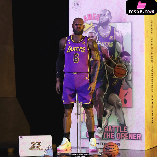 Nba Lebron James Opener Night Set Statue - Goat Toys Studio [Pre-Order] Other Animes
