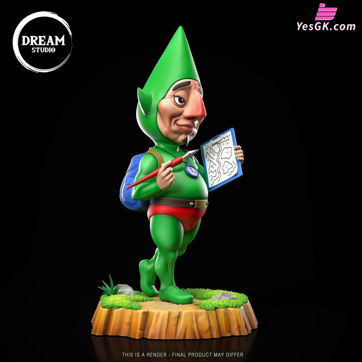 Legend Of Zelda Tingles Resin Statue - Dream Studio [Pre-Order] Deposit / Tingle Mm 1/7 Scale The