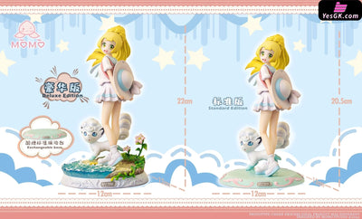Lillie And Alola Vulpix Resin Statue - Momo Studio [In-Stock] Other Animes