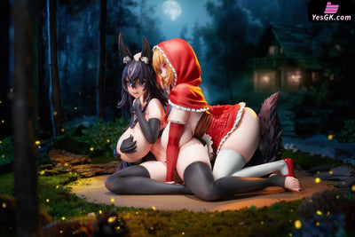 Little Red Riding Hood Girl And Wolf Gk Statue - Lovely Studio [Pre-Order] Others