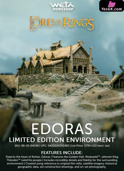 Lord of the Rings Edoras Scene (Licensed) Statue - WETA Workshop Studio [Pre-Order Closed] Others