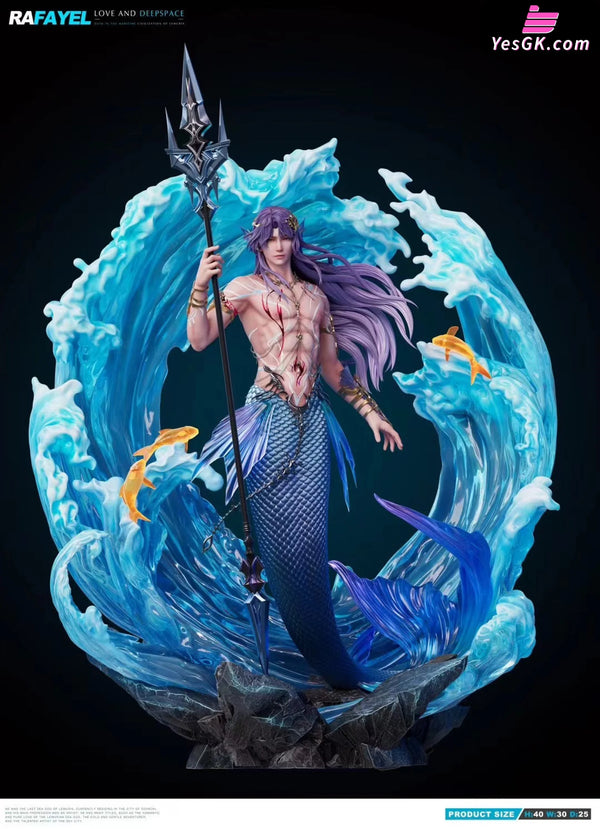 Love and Deepspace 1/6 Mermaid Rafayel GK Statue - Yun Gu Studio [In-Stock] - Full Payment / A Mermaid Version - Love