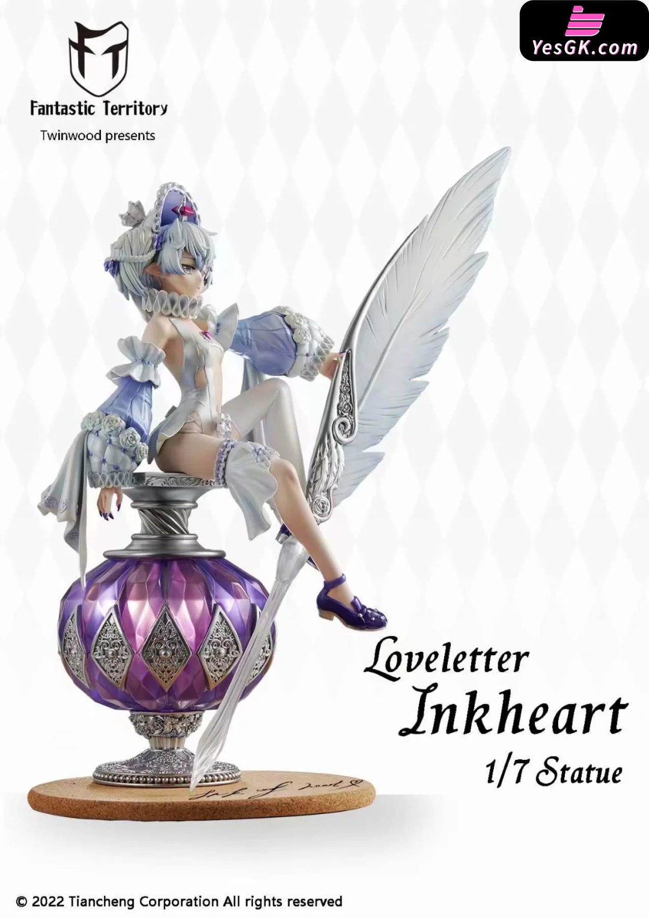 Love Letter Ink Heart Resin Statue - Fantastic Territory Studio [Pre-Order]