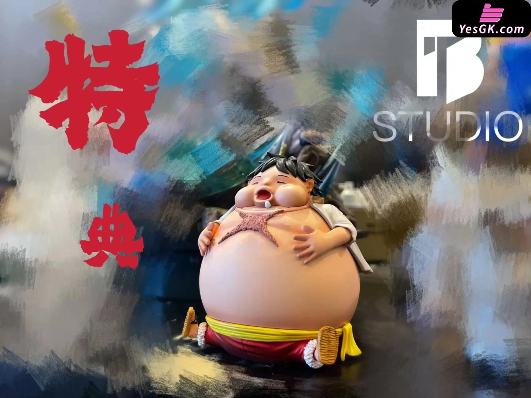 Luffy Tank Man Resin Statue - Bt Studio [In Stock]