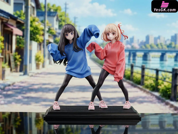 Lycoris Recoil Takina Inoue & Chisato Nishikigi Daily Wear Statue - QuietArt Studio