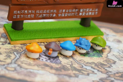 MapleStory GK Mini Mushroom Family Keycap Set GK Statue - YMG Studio [Pre-Order] MapleStory