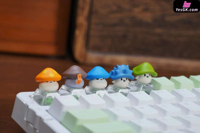 MapleStory GK Mini Mushroom Family Keycap Set GK Statue - YMG Studio [Pre-Order] MapleStory