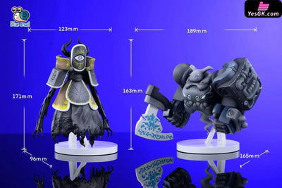 MapleStory Scale World #27 Thanatos & Gate Keeper GK Statue Blue Snail Studio [In Stock] MapleStory
