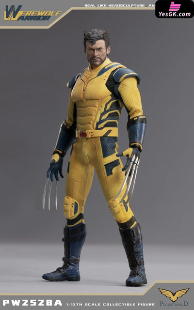 Marvel 1/12 WEREWOLF WARRIOR PW2528A & WEREWOLF WARRIOR Battle damaged version PW2528B Action Figure - PWTOYS Studio