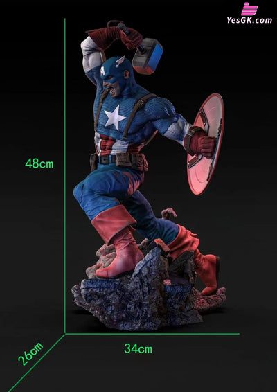 Marvel Captain America Statue - Lang Jian Studio [Pre - Order] Marvel