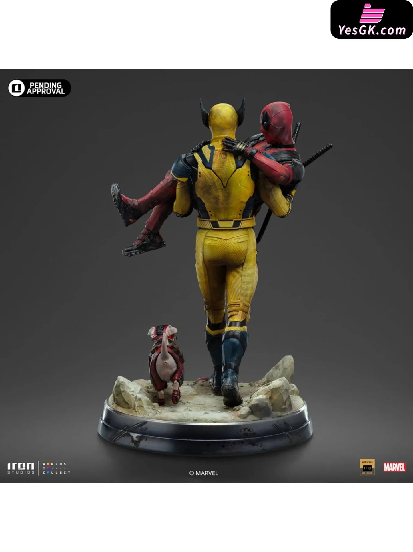 Marvel Deadpool And Wolverine Statue Marcas104724-10 (Licensed) - Iron Studio [Pre-Order] Marvel