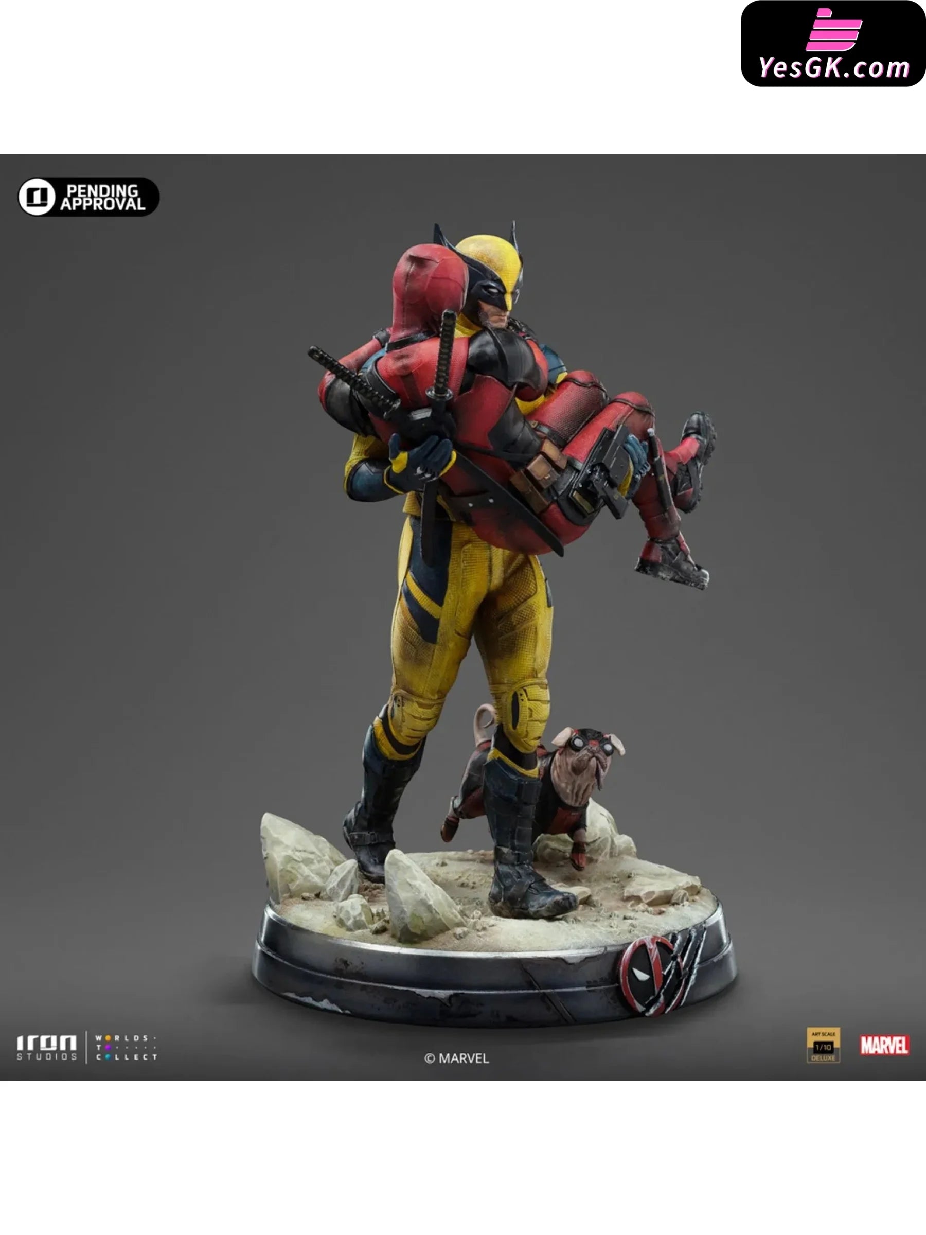 Marvel Deadpool And Wolverine Statue Marcas104724-10 (Licensed) - Iron Studio [Pre-Order] Marvel