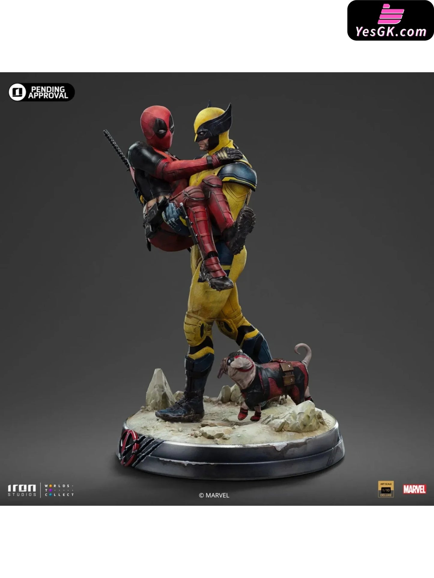 Marvel Deadpool And Wolverine Statue Marcas104724-10 (Licensed) - Iron Studio [Pre-Order] Marvel