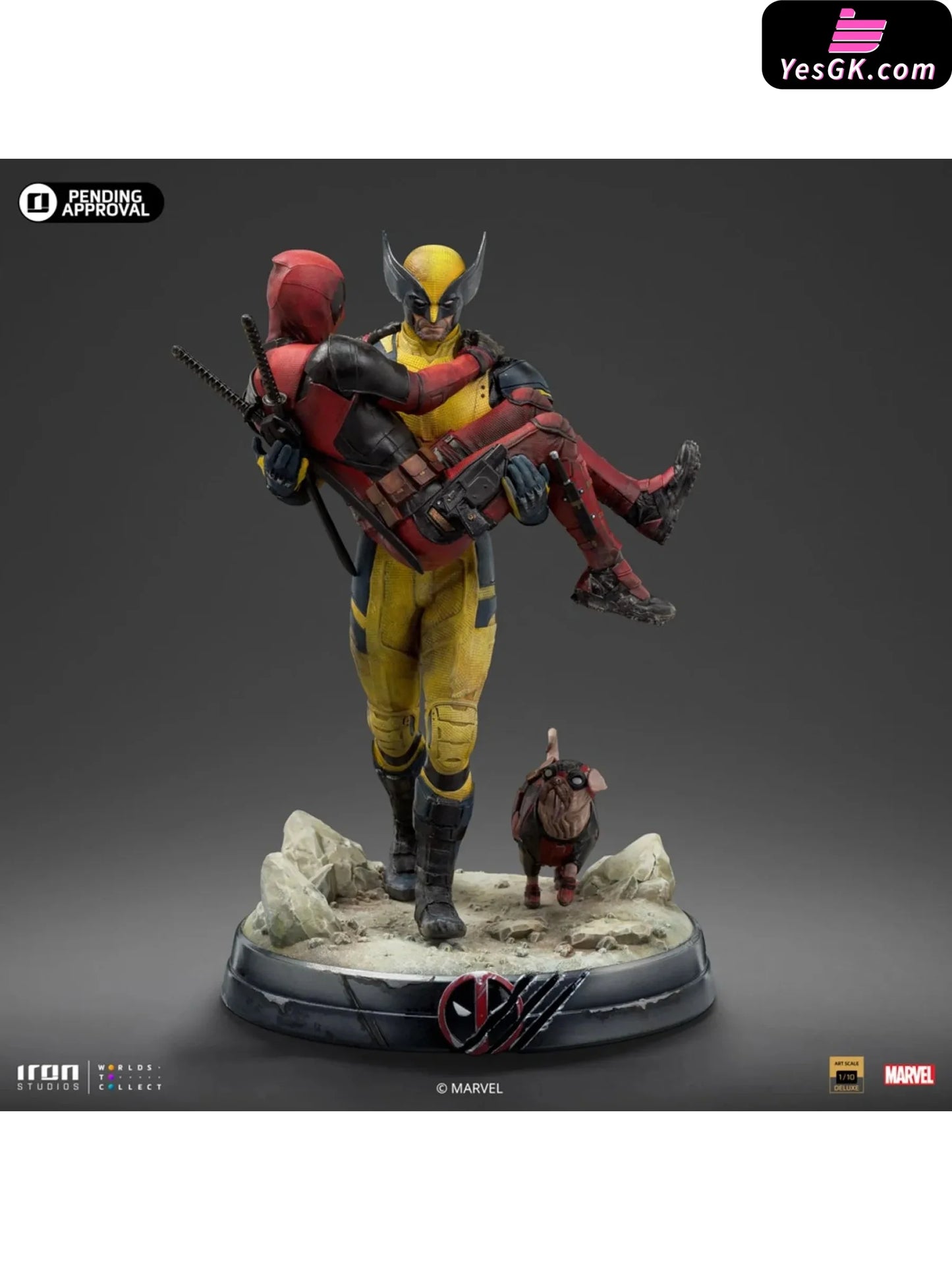 Marvel Deadpool And Wolverine Statue Marcas104724-10 (Licensed) - Iron Studio [Pre-Order] Marvel