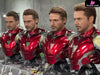 Marvel Iron Man Mk85 Bust Tony Stark Real Silicone Statue - Te-Land Studio [Pre-Order] Marvel